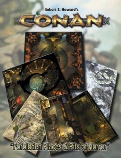 CONAN -  FORBIDDEN PLACES & PITS OF HORROR GEOMORPHIC TILES
