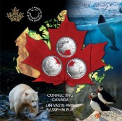 CONNECTING CANADA - 25-CENT COIN SET -  2020 CANADIAN COINS