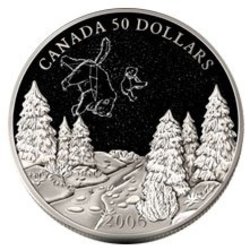 CONSTELLATIONS -  SUMMER - BIG AND LITTLE BEAR CONSTELLATIONS -  2006 CANADIAN COINS 02