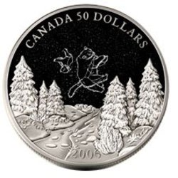 CONSTELLATIONS -  WINTER - BIG AND LITTLE BEAR CONSTELLATIONS -  2006 CANADIAN COINS 04