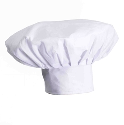 COOK -  WHITE CHEF HAT (ADULT)