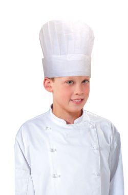 COOK -  WHITE PAPER CHEF HAT (CHILD)