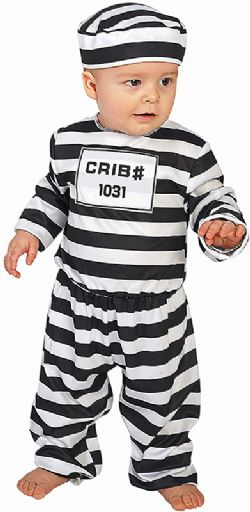 COPS AND ROBBERS -  DOIN' TIME COSTUME (INFANT)