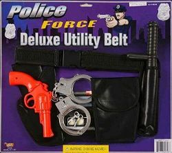 COPS AND ROBBERS -  POLICE UTILITY BELT (ADULT - ONE SIZE)
