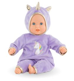 COROLLE -  MY FIRST BABY DOLL - CUDDLY BABY - UNICORN (12