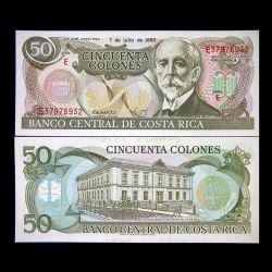 COSTA RICA -  50 COLONES 1993 (UNC)