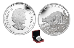 COUGAR -  ATOP A MOUTAIN -  2014 CANADIAN COINS 01