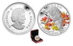 COUGAR -  PERCHED ON A MAPLE TREE -  2014 CANADIAN COINS 02