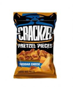 CRACKZEL -  PRETZEL PIECES - CHEDDAR CHEESE (85 G)