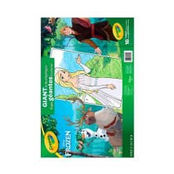 CRAYOLA -  18 GIANT COLOURING PAGES -  FROZEN