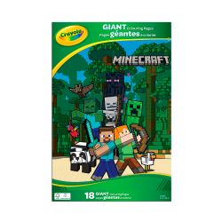 CRAYOLA -  18 GIANT COLOURING PAGES -  MINECRAFT