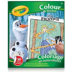 CRAYOLA -  FROZEN 2 COLOUR & STICKER