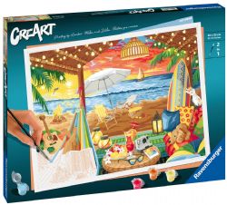CREART -  PAINT BY NUMBERS - COZY CABANA (16