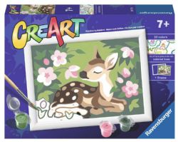 CREART -  PAINT BY NUMBERS - FLORAL FAWN (7