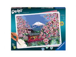 CREART -  PAINT BY NUMBERS - JAPANESE CHERRY BLOSSOM (16