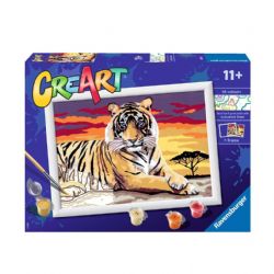 CREART -  PAINT BY NUMBERS - MAJESTIC TIGER (9.5