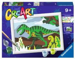 CREART -  PAINT BY NUMBERS - ROAMING DINOSAUR (7
