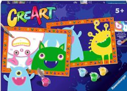 CREART -  PAINT BY NUMBERS - SILLY MONSTERS ( 12.6
