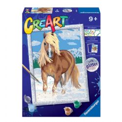 CREART -  PAINT BY NUMBERS - THE ROYAL HORSE (7