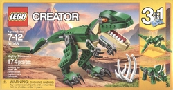 CREATOR -  MIGHTY DINOSAURS (3 IN 1) (174 PIECES) 31058