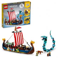 CREATOR -  VIKING SHIP AND THE MIDGARD SERPENT (1192 PIECES) 31131