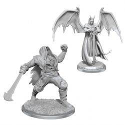 CRITICAL ROLE: UNPAINTED MINIATURES -  THE LAUGHING HAND AND FIENDISH WANDERER -  RPG MINIATURE
