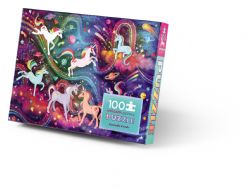 CROCODILE CREEK -  UNICORN GALAXY (100 PIECES) -  HOLOGRAPHIC