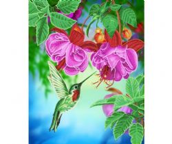 CRYSTAL ART -  HUMMINGBIRD DREAMS (16