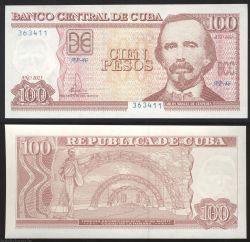 CUBA -  100 PESOS 2023 (UNC) 129