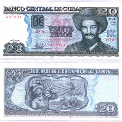 CUBA -  20 PESOS 2016 (UNC)