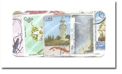 CUBA -  25 ASSORTED STAMPS - CUBA