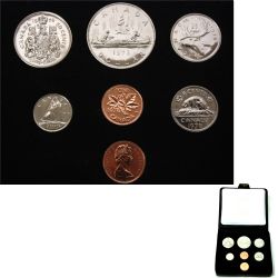 CUSTOM SETS -  1978 CUSTOM SET - SQUARE JEWELS, NO ISLAND -  1978 CANADIAN COINS 08