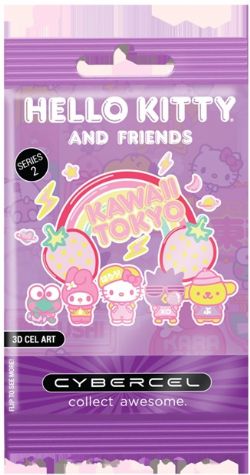 CYBERCEL -  HELLO KITTY - KAWAII TOKYO TRADING CARDS PACK (P3/B20) -  SANRIO