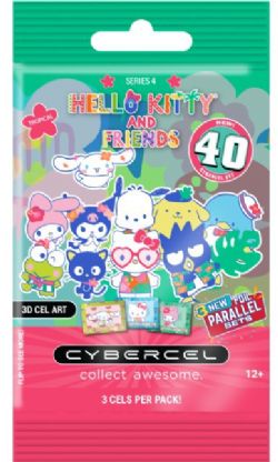 CYBERCEL -  HELLO KITTY - TROPICAL SERIES TRADING CARDS PACK (P3/B20) -  SANRIO