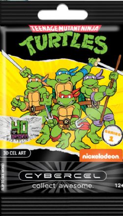 CYBERCEL -  TRADING CARDS PACK - SERIES 1 (P3/B20) -  TEENAGE MUTANT NINJA TURTLES