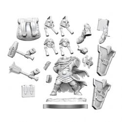 D&D FRAMEWORKS UNPAINTED MINIATURES -  DWARF CLERIC FEMALE -  RPG MINIATURE UNPAINTED DUNGEONS & DRAGONS