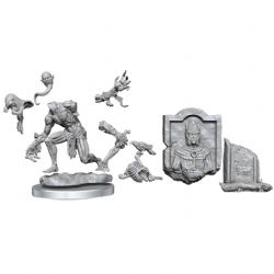 D&D FRAMEWORKS UNPAINTED MINIATURES -  GHAST AND GHOUL -  RPG MINIATURE UNPAINTED DUNGEONS & DRAGONS