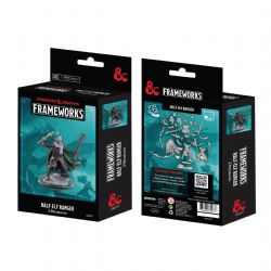 D&D FRAMEWORKS UNPAINTED MINIATURES -  HALF-ELF RANGER MALE -  RPG MINIATURE UNPAINTED DUNGEONS & DRAGONS
