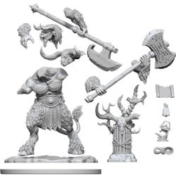 D&D FRAMEWORKS UNPAINTED MINIATURES -  MINOTAUR -  RPG MINIATURE UNPAINTED DUNGEONS & DRAGONS