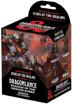 D&D ICONS OF THE REALMS: BOOSTER PACK -  DRAGONLANCE SHADOW OF THE DRAGON QUEEN -  RPG MINIATURE PREPAINTED DUNGEONS & DRAGONS