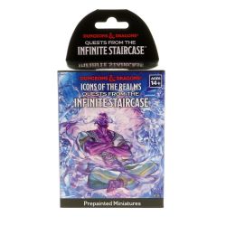D&D ICONS OF THE REALMS: BOOSTER PACK -  QUESTS FROM THE INFINITE STAIRCASE -  RPG MINIATURE PREPAINTED DUNGEONS & DRAGONS