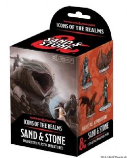 D&D ICONS OF THE REALMS: BOOSTER PACK -  SAND & STONE -  RPG MINIATURE PREPAINTED DUNGEONS & DRAGONS