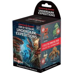 D&D ICONS OF THE REALMS: BOOSTER PACK -  UNDERDARK EXPEDITIONS -  RPG MINIATURE PREPAINTED DUNGEONS & DRAGONS