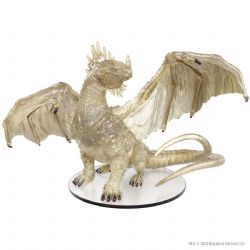 D&D ICONS OF THE REALMS: PREPAINTED MINIATURES -  ADULT CRYSTAL DRAGON -  RPG MINIATURE PREPAINTED DUNGEONS & DRAGONS