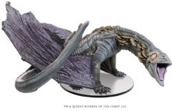 D&D ICONS OF THE REALMS: PREPAINTED MINIATURES -  ADULT DEEP DRAGON -  RPG MINIATURE PREPAINTED DUNGEONS & DRAGONS