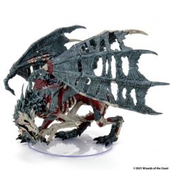 D&D ICONS OF THE REALMS: PREPAINTED MINIATURES -  ADULT GREEN DRACOLICH -  RPG MINIATURE PREPAINTED DUNGEONS & DRAGONS