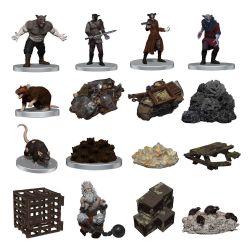 D&D ICONS OF THE REALMS: PREPAINTED MINIATURES -  ADVENTURE IN A BOX - WERERAT DEN -  RPG MINIATURE PREPAINTED DUNGEONS & DRAGONS