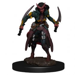 D&D ICONS OF THE REALMS: PREPAINTED MINIATURES -  FEMALE TIEFLING ROGUE -  RPG MINIATURE PREPAINTED DUNGEONS & DRAGONS