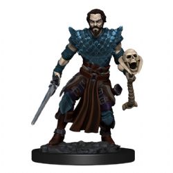 D&D ICONS OF THE REALMS: PREPAINTED MINIATURES -  HUMAN WARLOCK MALE -  RPG MINIATURE PREPAINTED DUNGEONS & DRAGONS