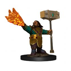 D&D ICONS OF THE REALMS: PREPAINTED MINIATURES -  MALE DWARF CLERIC -  RPG MINIATURE PREPAINTED DUNGEONS & DRAGONS